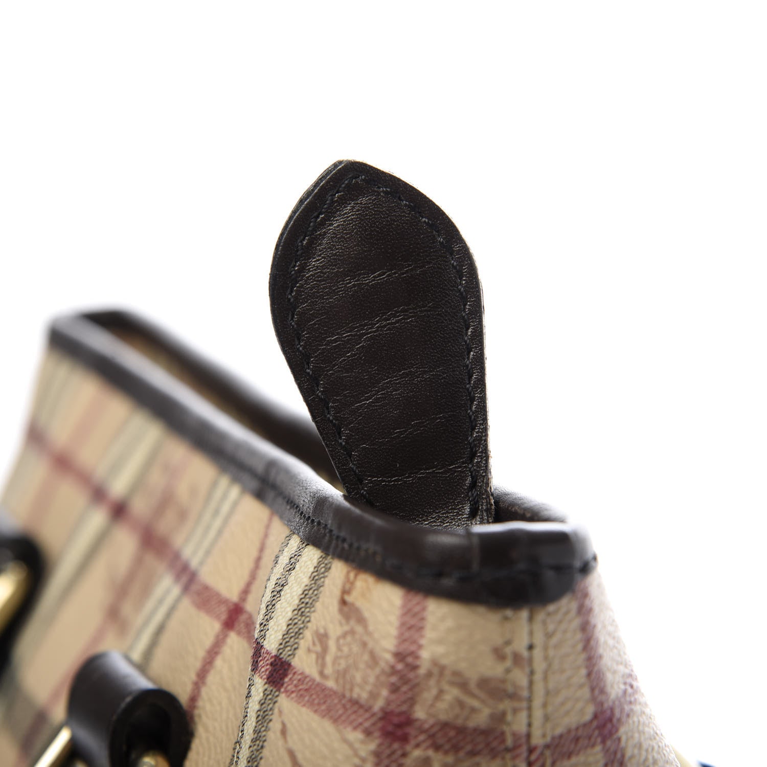 Burberry Haymarket Check Medium Regent Tote Chocolate 12 of 12
