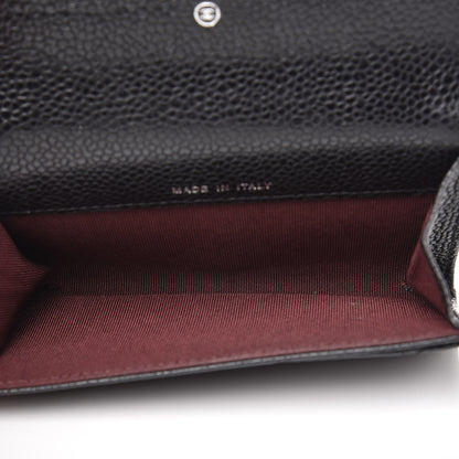 Chanel Caviar Quilted Flap Card Holder Black 5 of 9