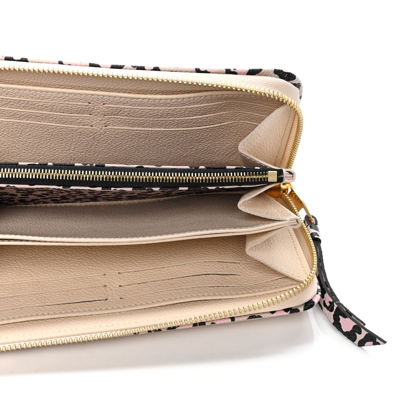 Empreinte Monogram Giant Wild At Heart Zippy Wallet Creme