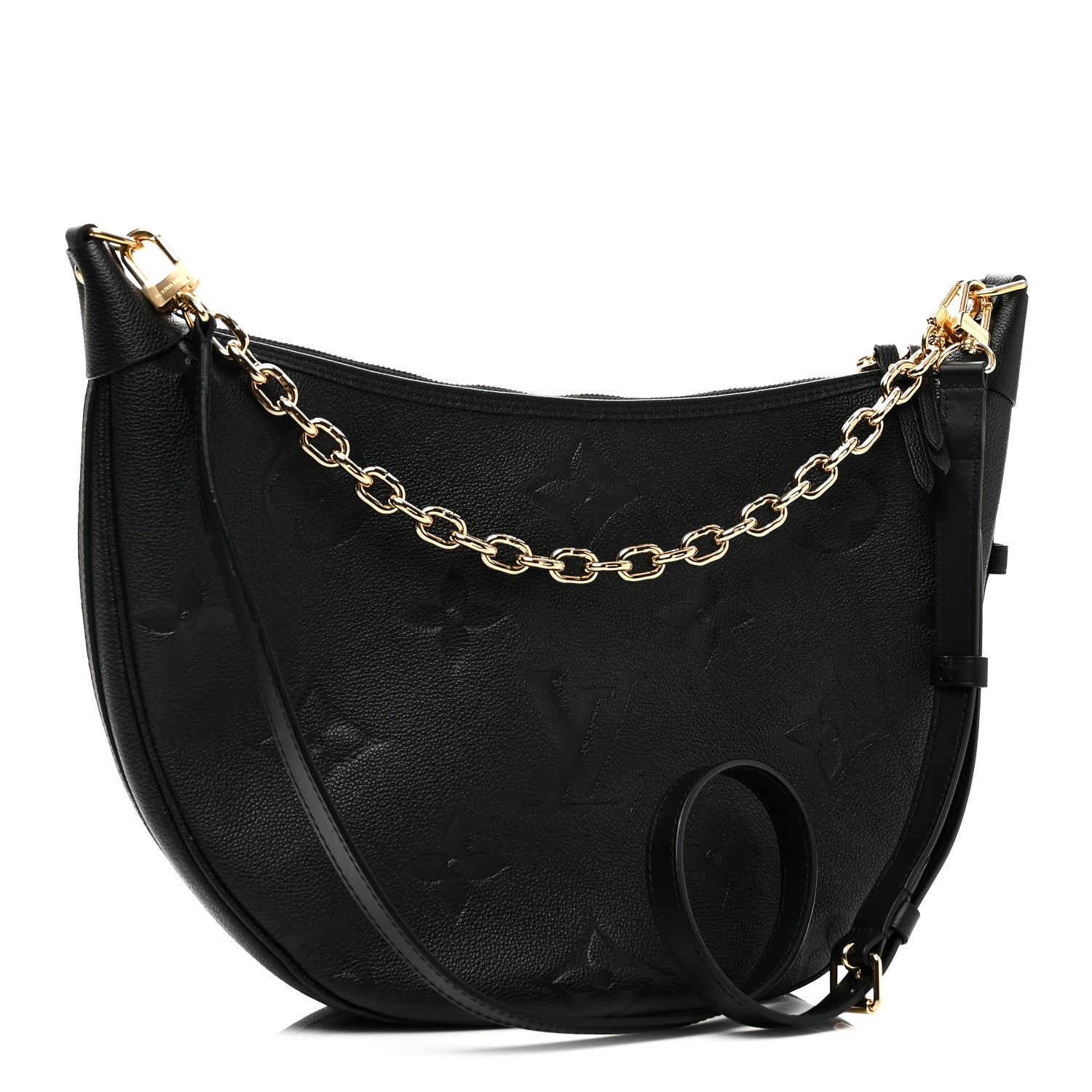 Louis Vuitton Empreinte Monogram Giant Loop Hobo Black 4 of 10