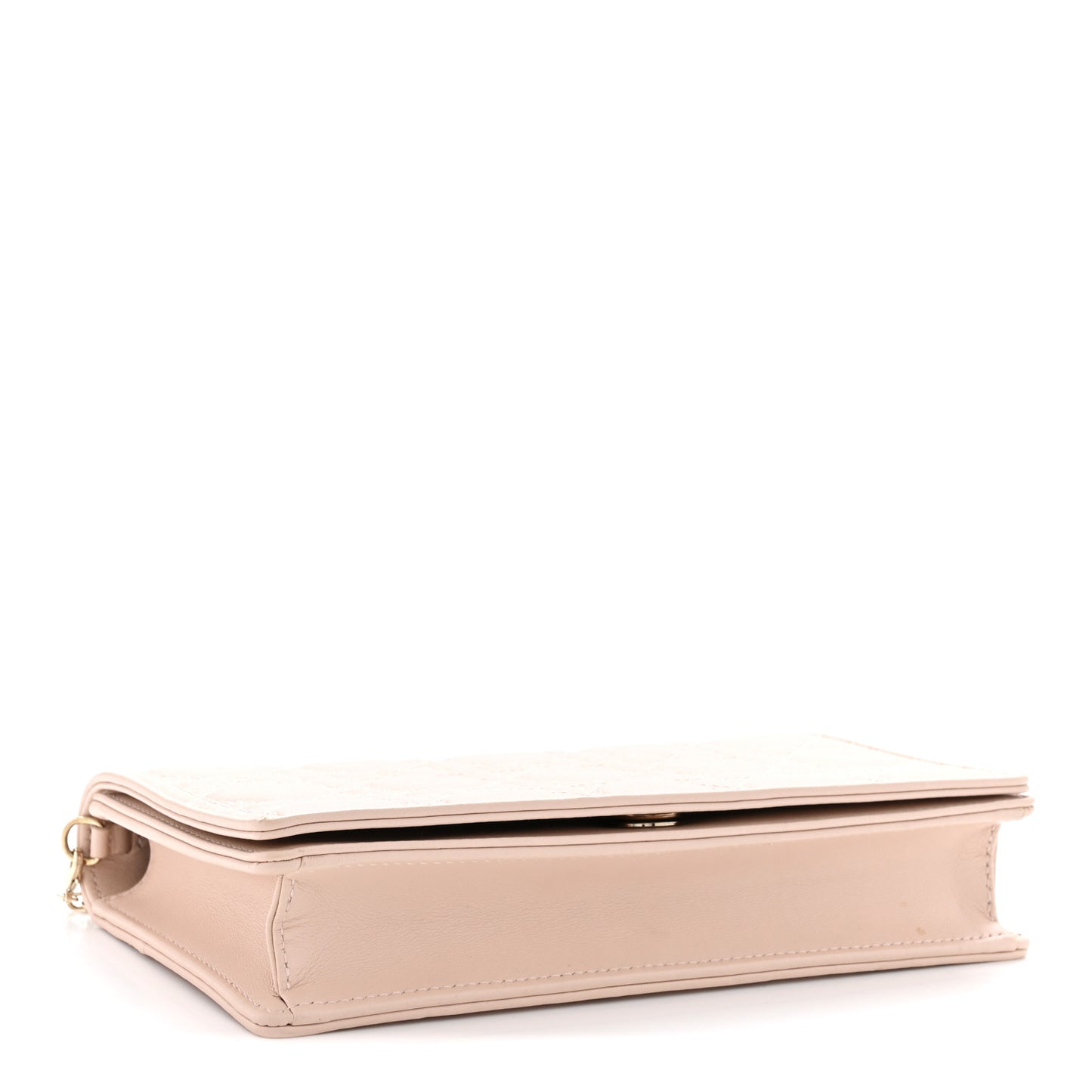 Lambskin Cannage Lady Dior Pouch Pink