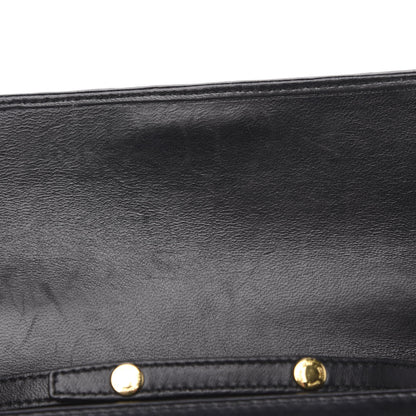 Miu Miu Nappa Matelasse Wallet On Chain Black 12 of 13