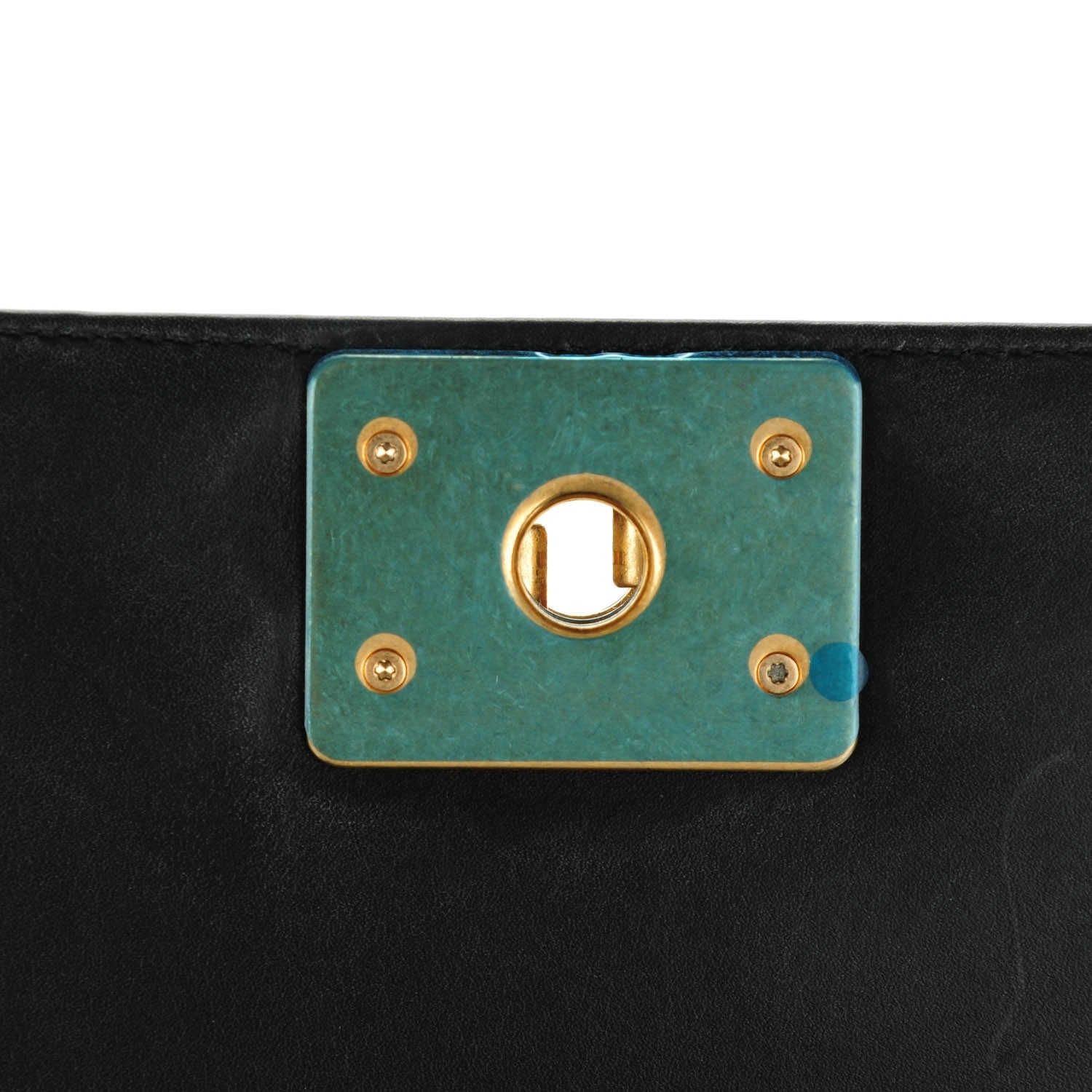 Chanel Caviar Suede Calfskin Chevron Medium Boy Flap Black 6 of 8