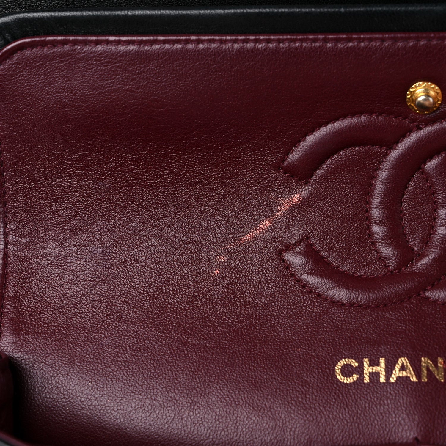 Chanel Lambskin Quilted Small Double Flap Black 13 of 24