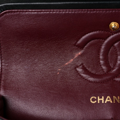 Chanel Lambskin Quilted Small Double Flap Black 13 of 24