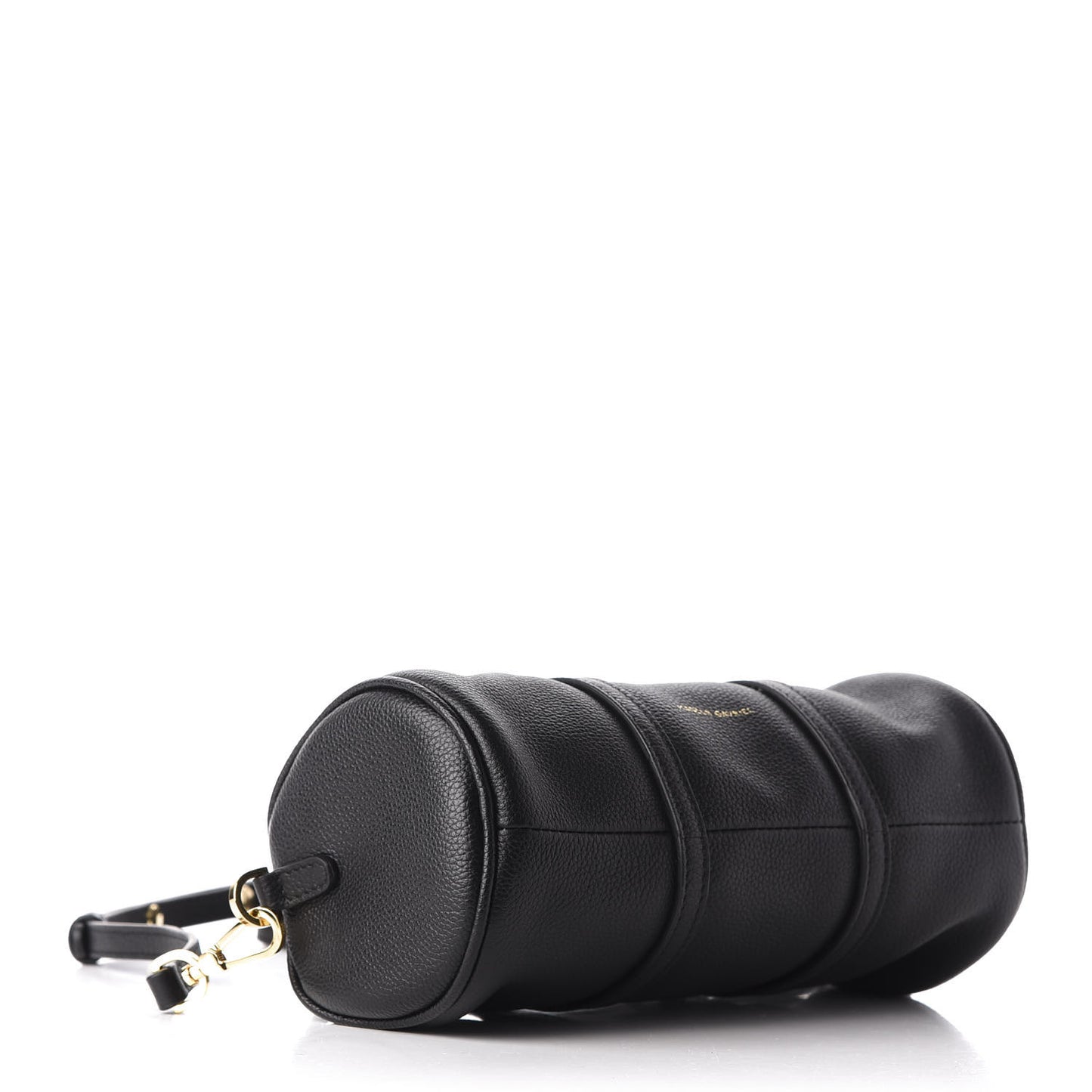 Pebbled Calfskin Mini Mini Duffel Bag Black
