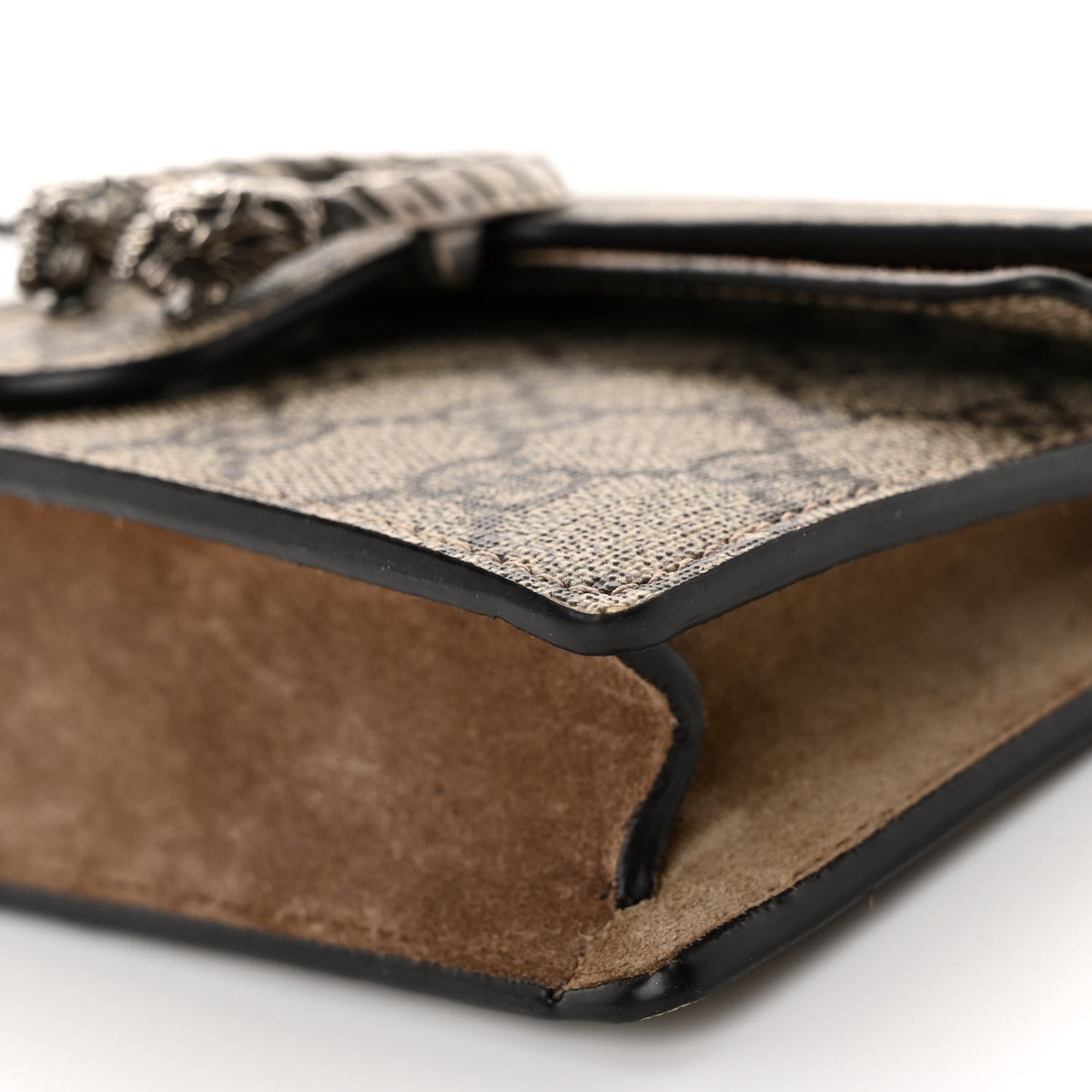 GG Supreme Monogram Super Mini Dionysus Shoulder Bag Taupe