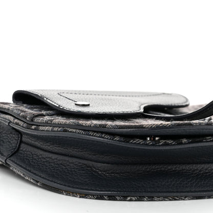 Christian Dior Oblique Saddle Messenger Pouch Blue Black 9 of 11