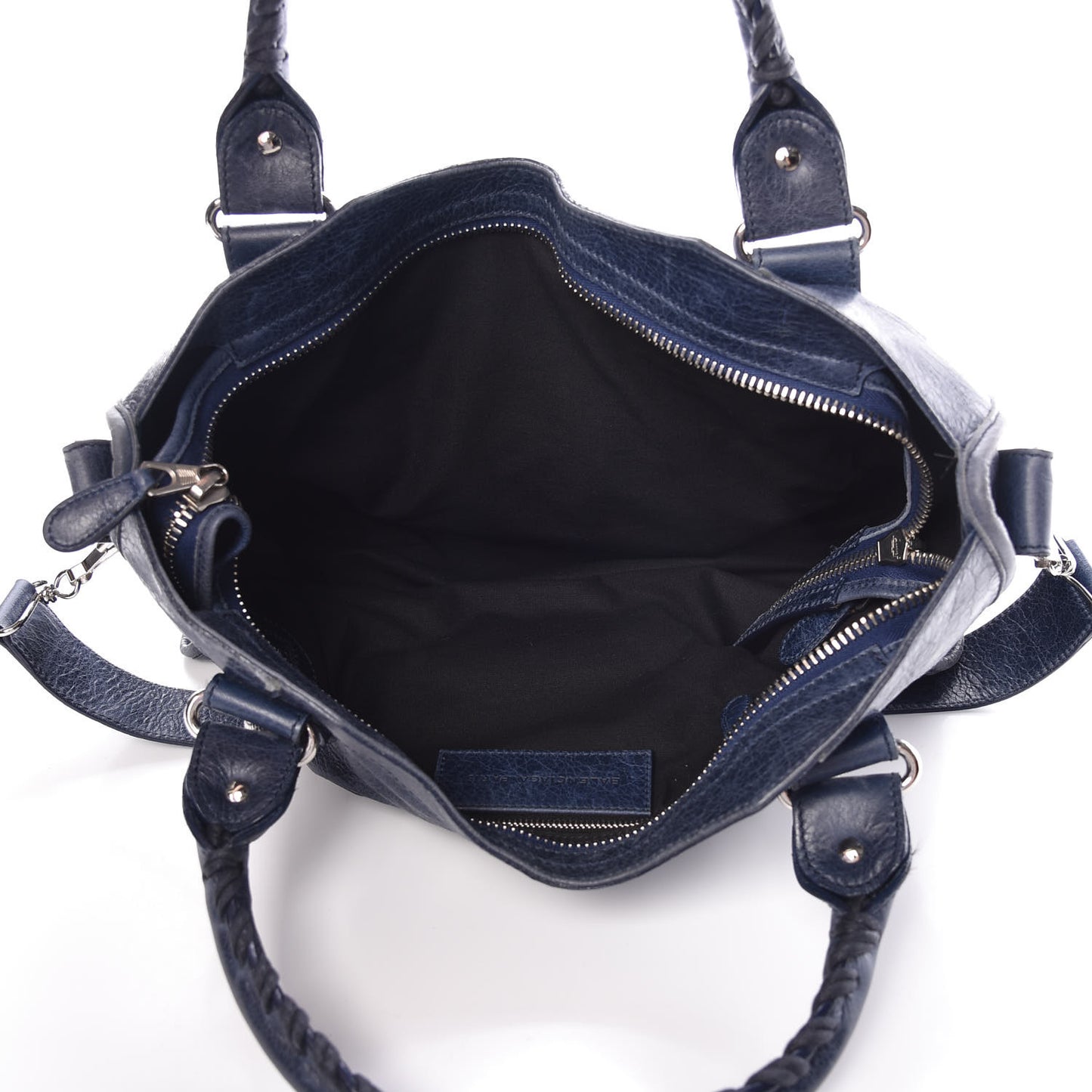 Agneau Giant 21 Silver Hardware City Bleu Roi