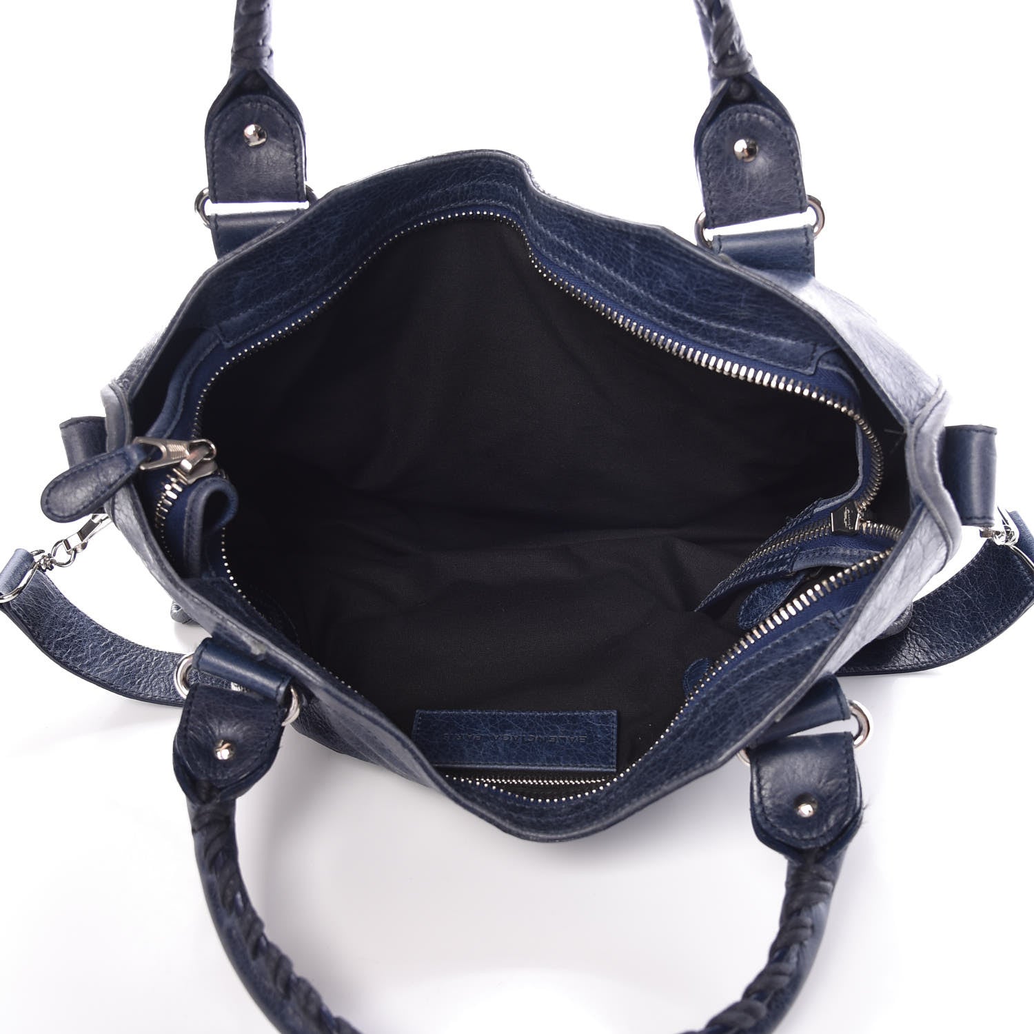 Balenciaga Agneau Giant 21 Silver Hardware City Bleu Roi 6 of 19