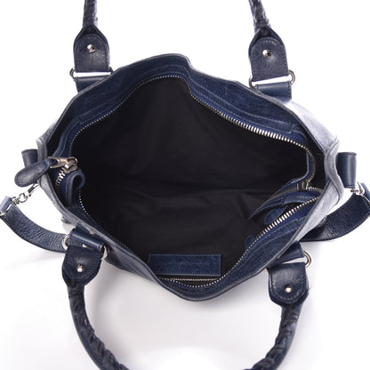 Balenciaga Agneau Giant 21 Silver Hardware City Bleu Roi 6 of 19