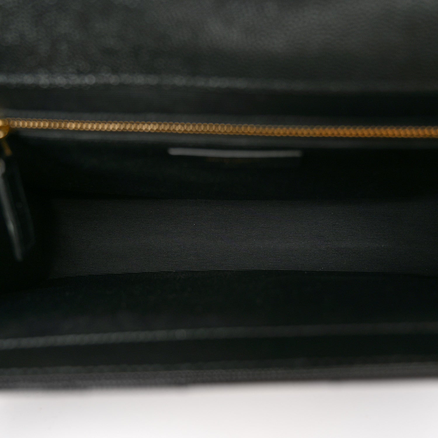 Saint Laurent Grain De Poudre Matelasse Chevron Large Monogram Satchel Black 5 of 10