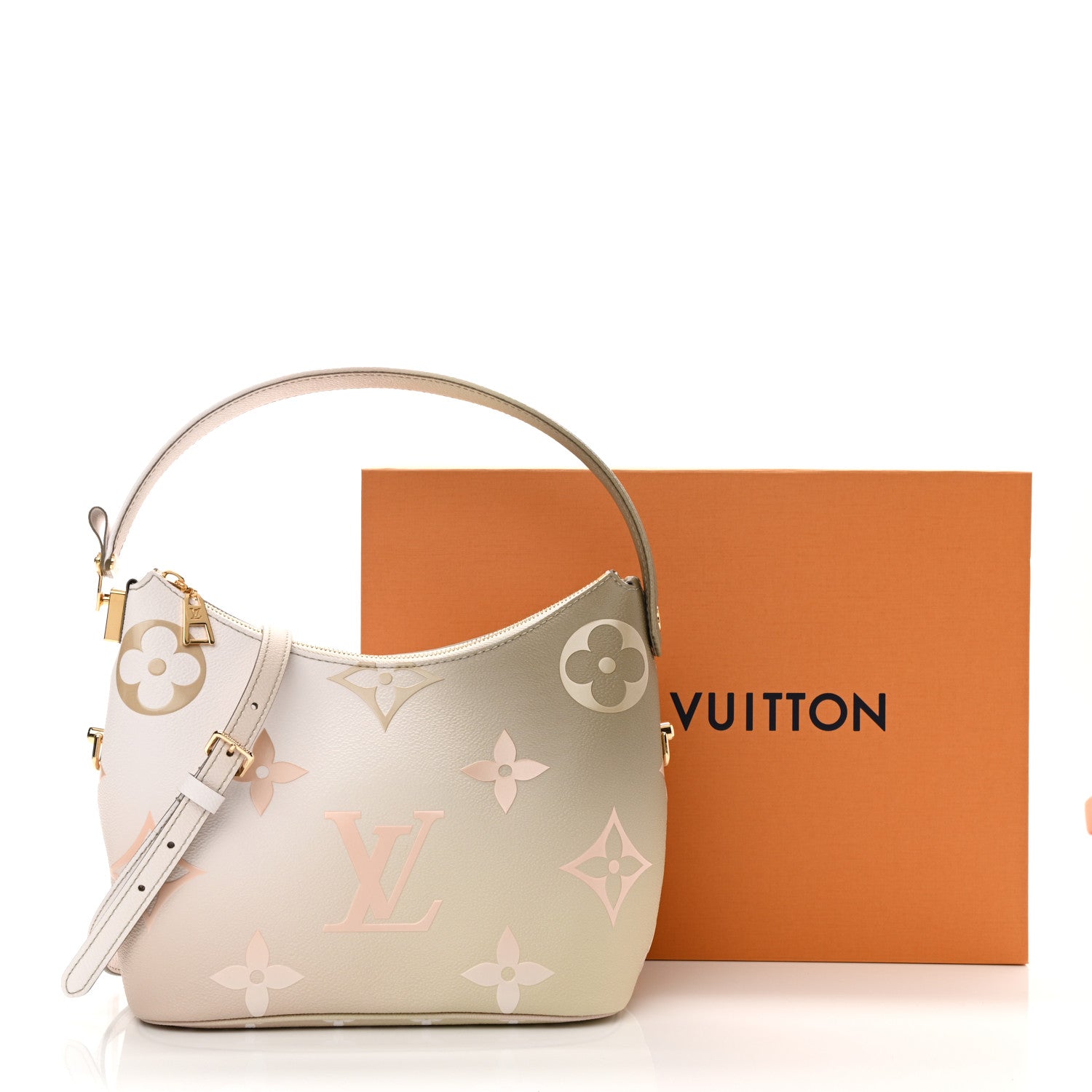 Louis Vuitton Monogram Giant Spring In The City Marshmallow Hobo Sunset Kaki 10 of 10