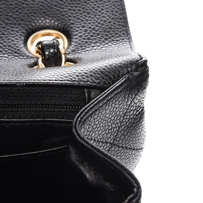 Chanel Caviar Quilted Maxi Single Flap Black 8 of 13
