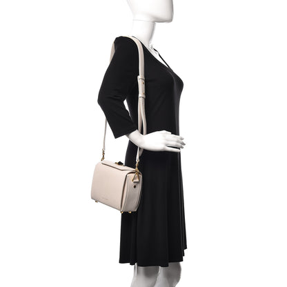 Alexander McQueen Silky Amish Grain Calfskin Box Shoulder Bag 19 Off White 2 of 14