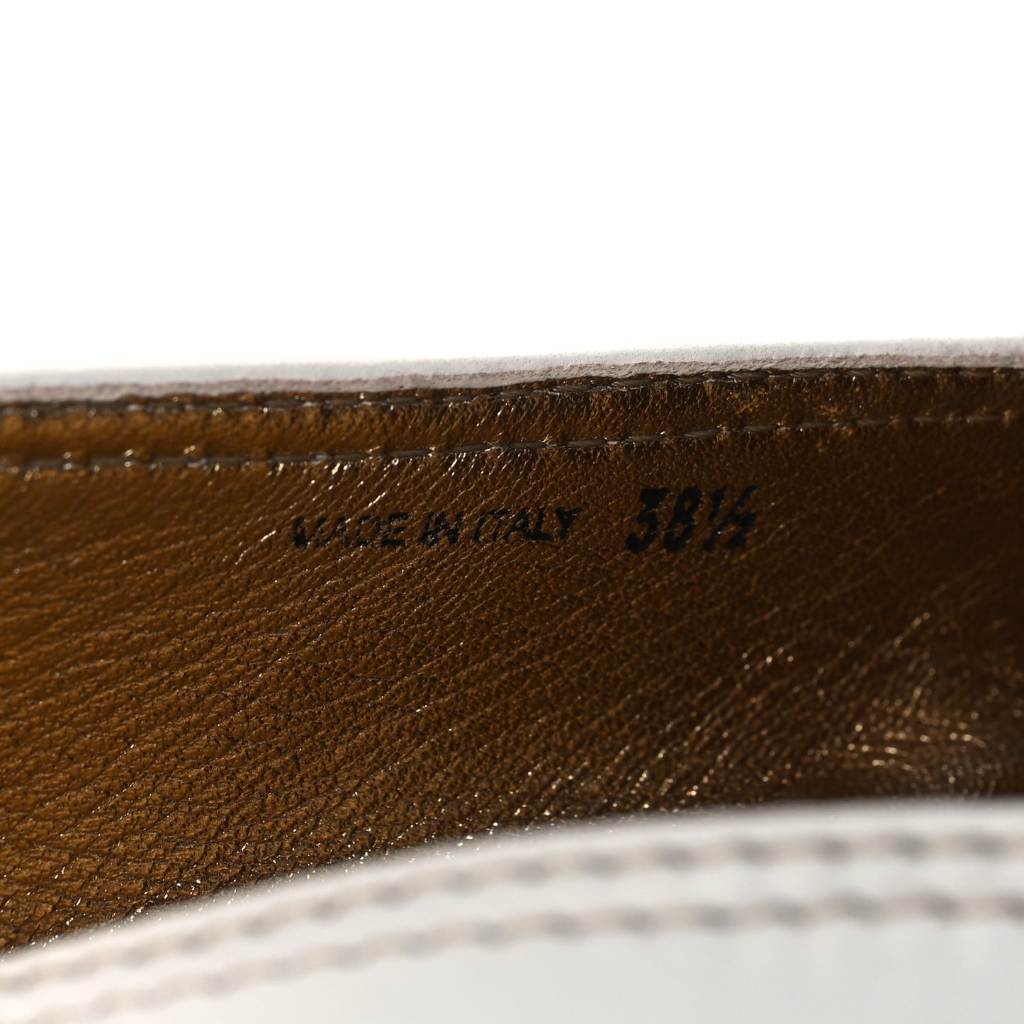 Nappa Logo Cap Toe 20mm Espadrilles 38.5 White