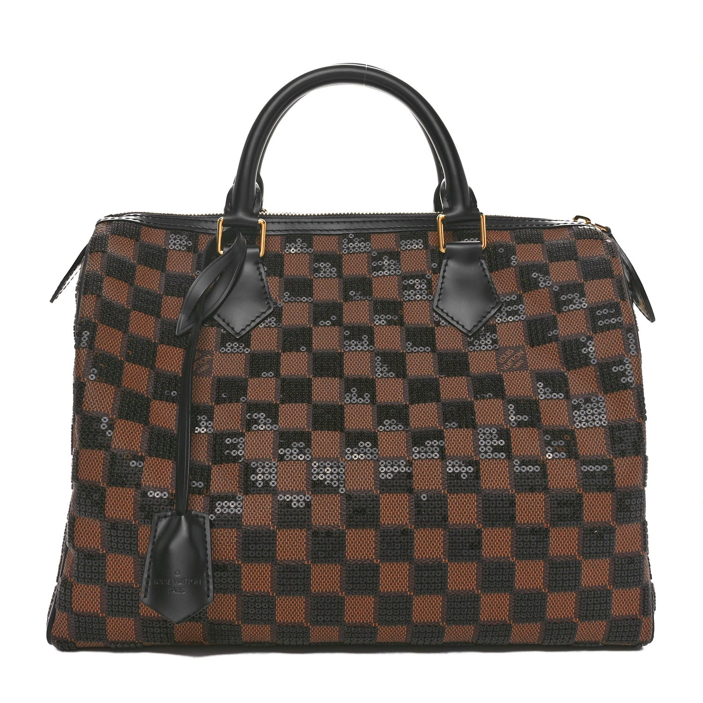 Damier Paillettes Speedy 30 Black