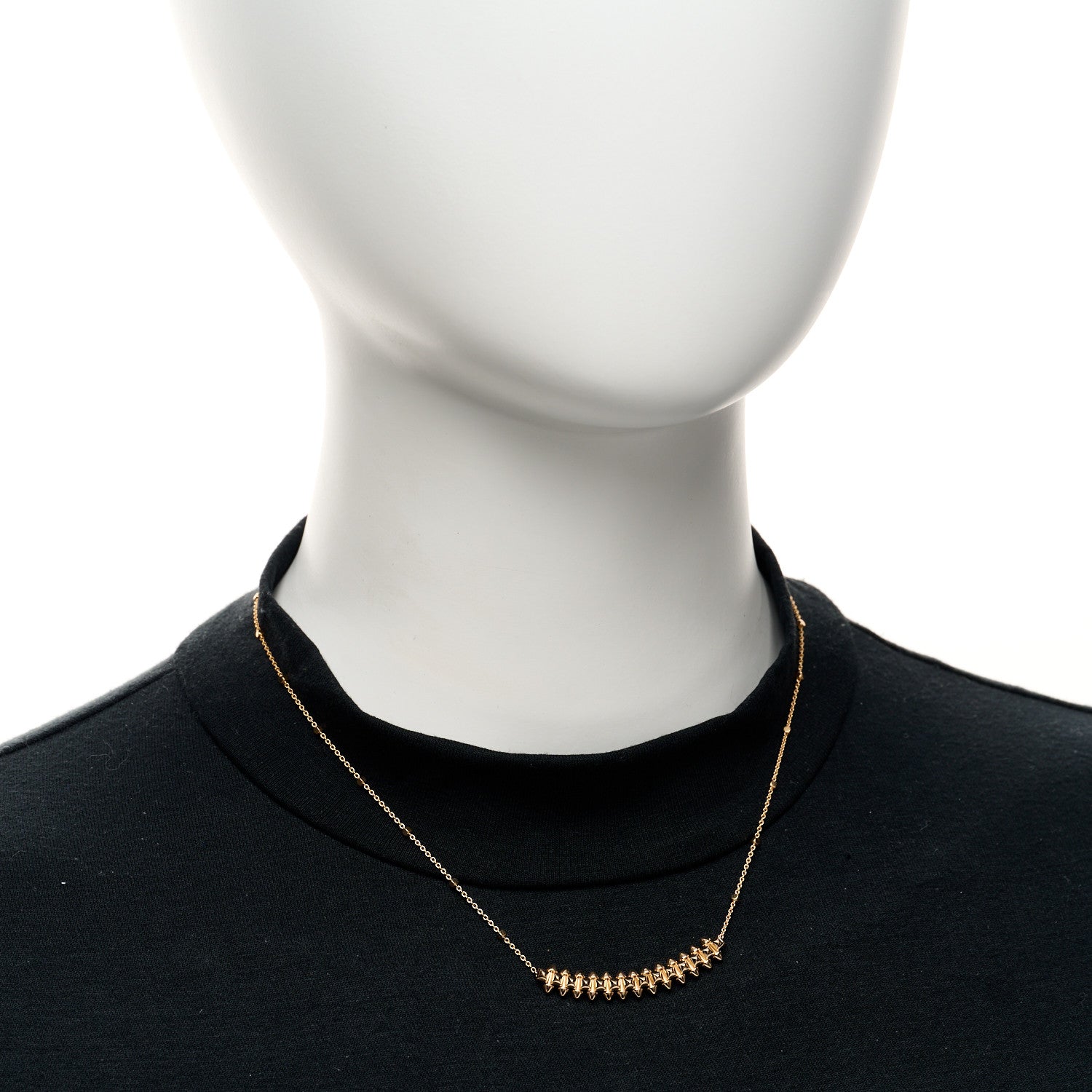 Cartier 18K Pink Gold Small Clash de Cartier Necklace 2 of 4