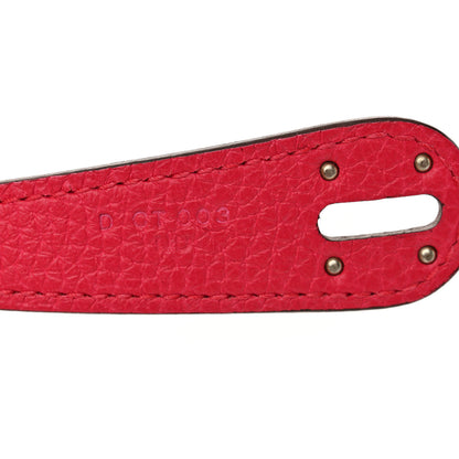 Hermes Taurillon Clemence Lindy 30  Rose Extreme 7 of 12