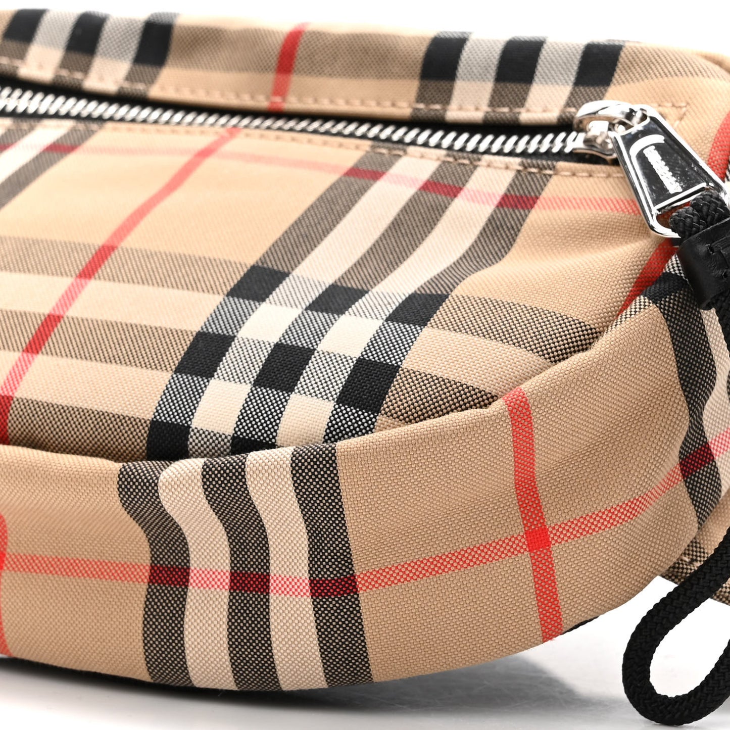 Nylon Vintage Check Small Cannon Bum Bag Archive Beige