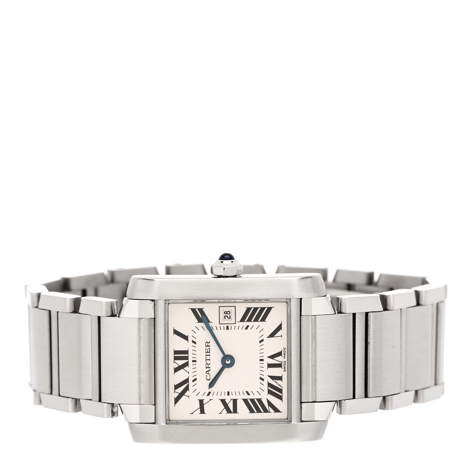 Cartier Stainless Steel 25mm Tank Francaise Quartz Watch 2 of 4