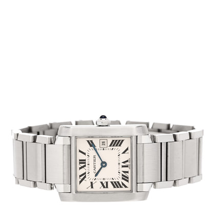 Cartier Stainless Steel 25mm Tank Francaise Quartz Watch 2 of 4