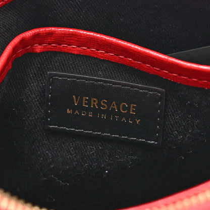 Versace Saffiano Calfskin Palazzo Chain Crossbody Red 6 of 9