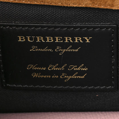 Burberry Derby Calfskin House Check Small Macken Crossbody Bag Pale Orchid 6 of 10