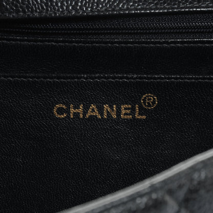 Chanel Caviar Jumbo Single Flap Black 7 of 9