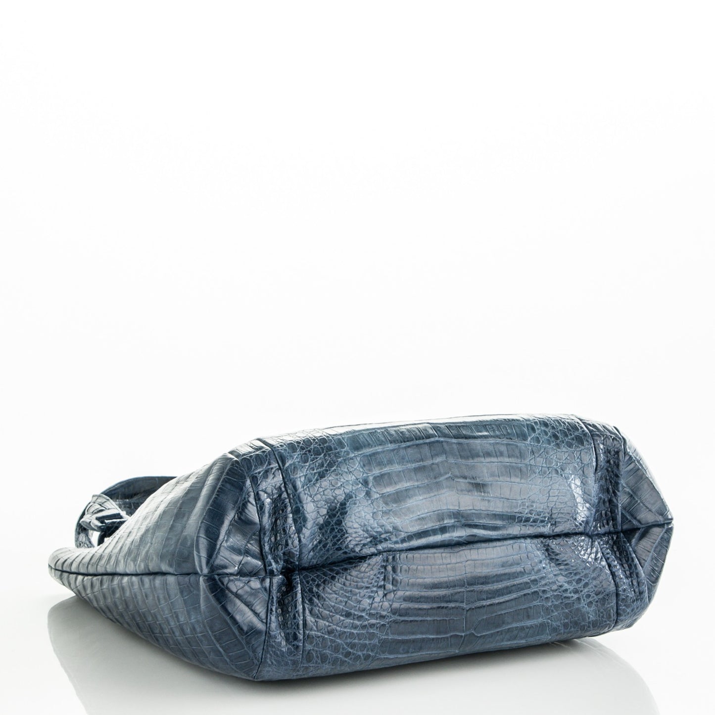 Crocodile Tote Blue