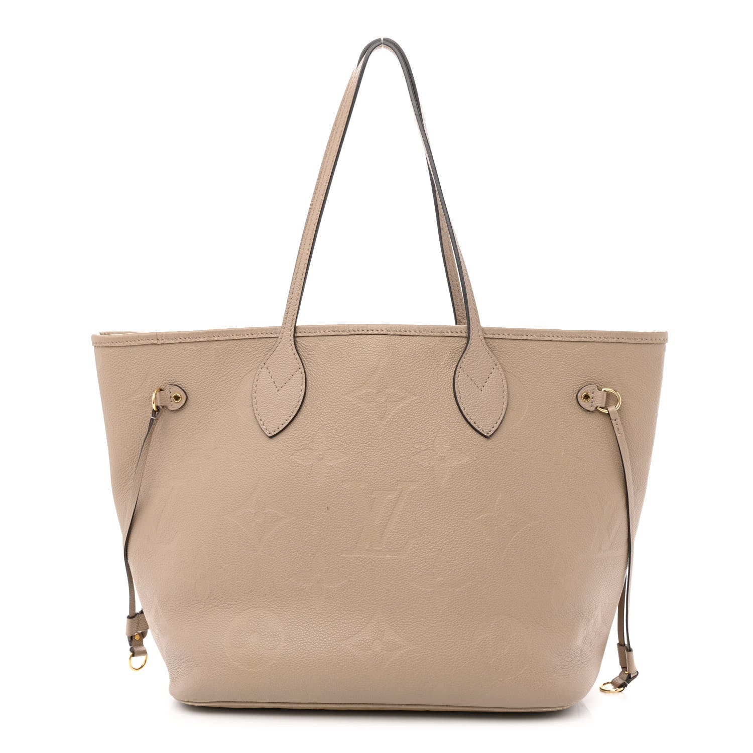 Louis Vuitton Empreinte Monogram Giant Neverfull MM Tourterelle 3 of 13