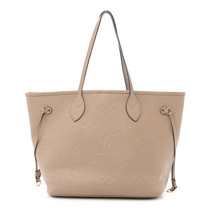 Louis Vuitton Empreinte Monogram Giant Neverfull MM Tourterelle 3 of 13