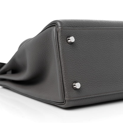 Hermes Togo Kelly Retourne 32 Etain 8 of 13