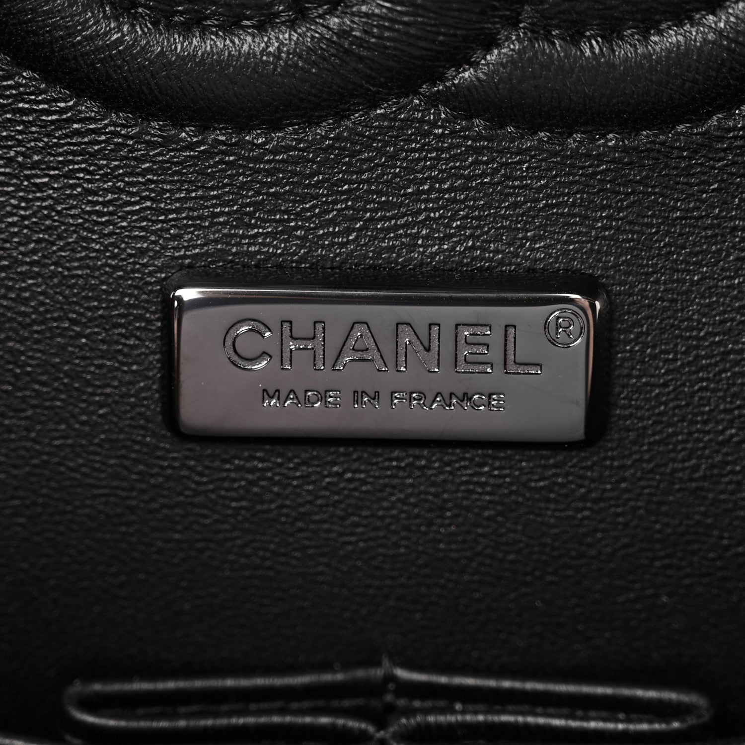 Chanel Lambskin Beaded Quilted Flower Double Flap Black 6 of 11