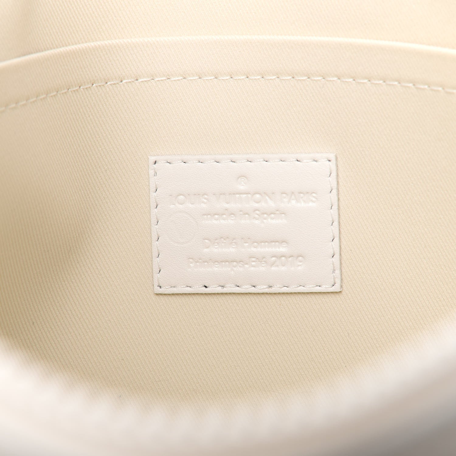 Louis Vuitton Taurillon Monogram Solar Ray A4 Pouch White 6 of 7