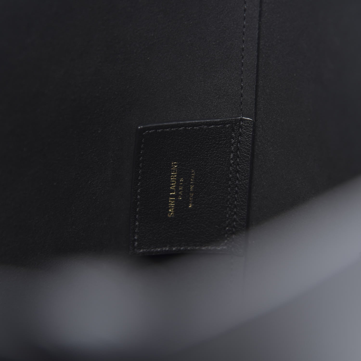 Saint Laurent Calfskin Large Shopping Tote Black 6 of 10
