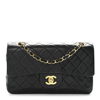 Chanel Lambskin Quilted Small Double Flap Black 1 of 12