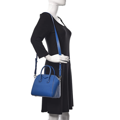 Givenchy Sugar Goatskin Mini Antigona Indigo Blue 2 of 10