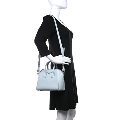 Givenchy Sugar Goatskin Mini Antigona Ice Blue 2 of 9