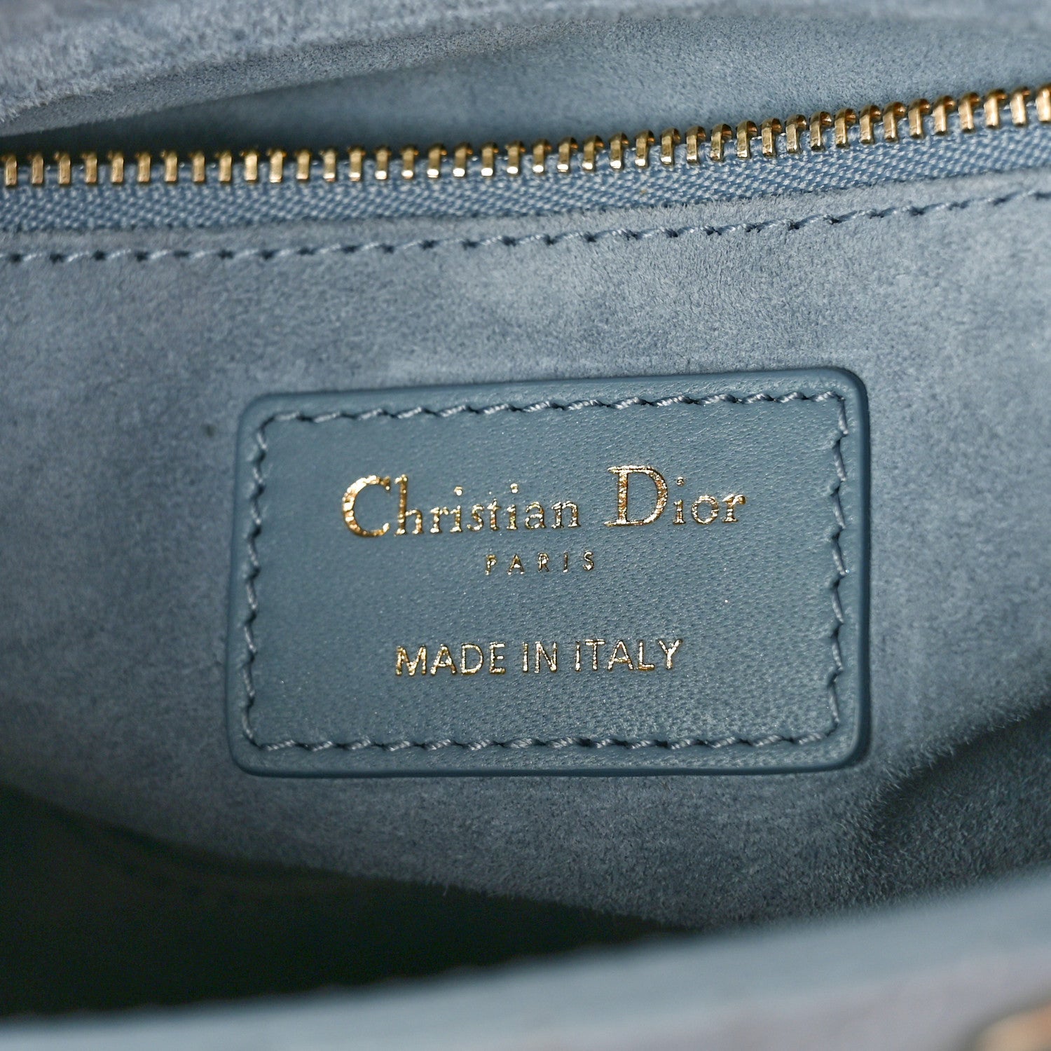 Christian Dior Lambskin Cannage Small My ABCDior Lady Dior Cloud Blue 6 of 8