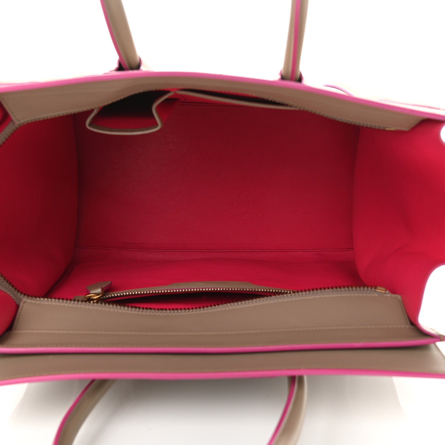 Smooth Calfskin Mini Luggage Beige