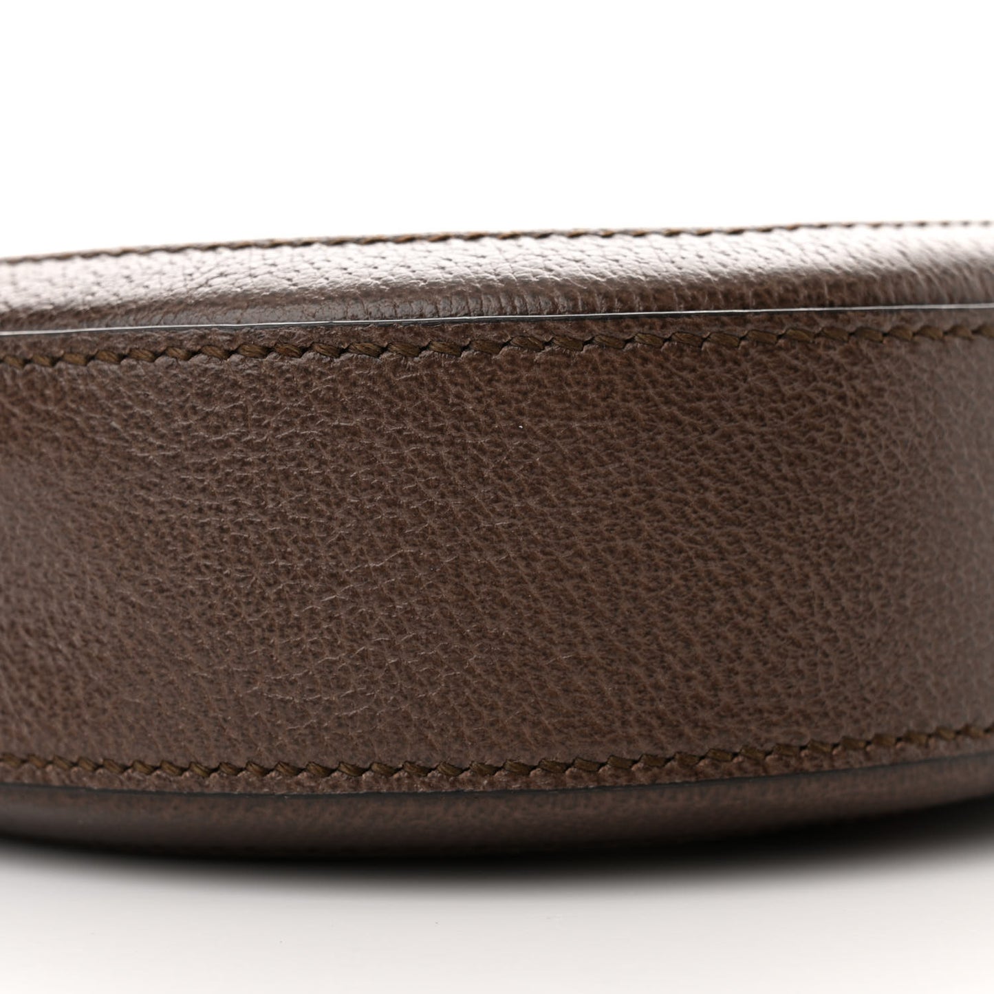 GG Supreme Monogram Web Mini Ophidia Round Shoulder Bag Brown