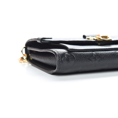 Louis Vuitton Empreinte Vavin Chain Wallet Black 5 of 10