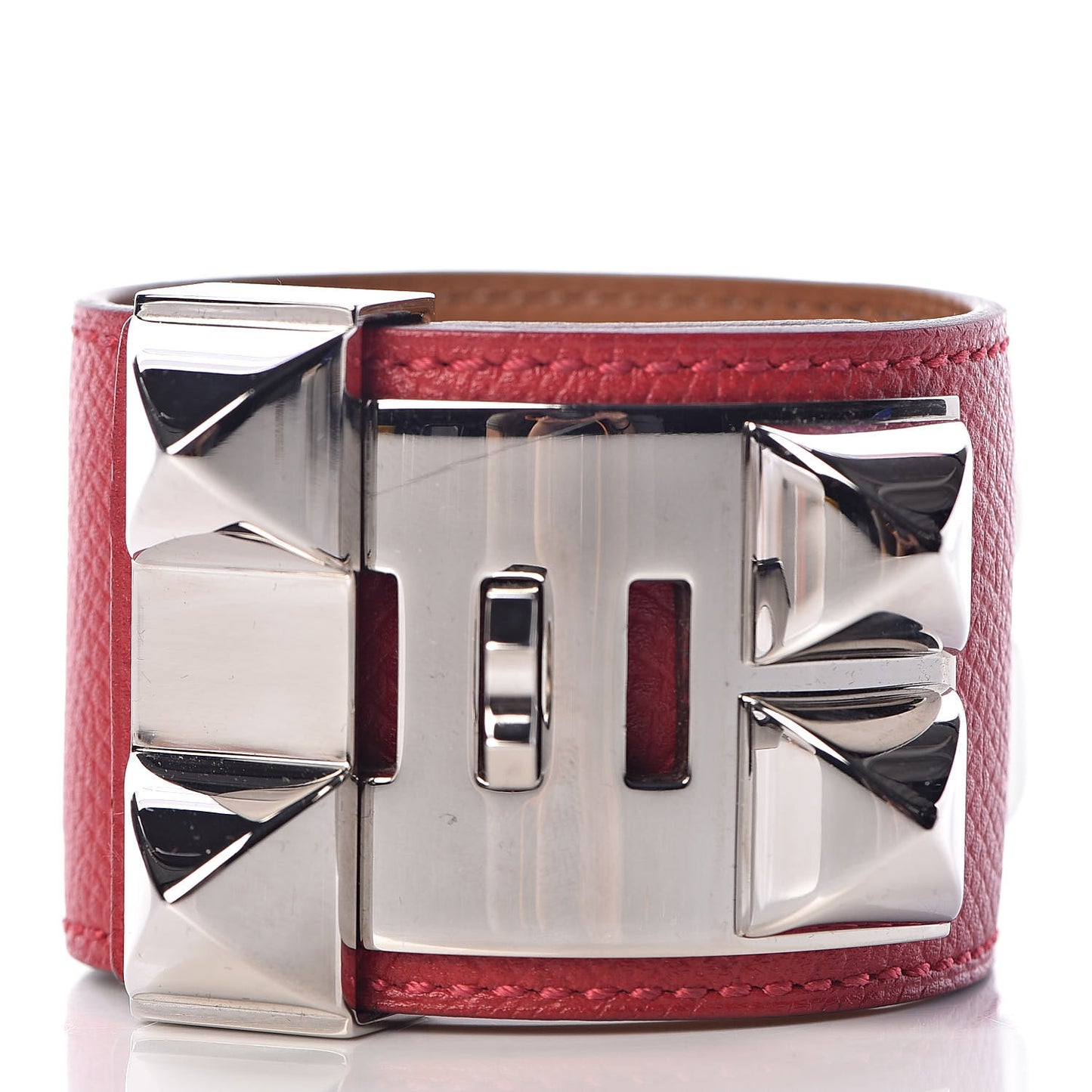 Epsom Collier de Chien CDC Bracelet S Rouge Casaque