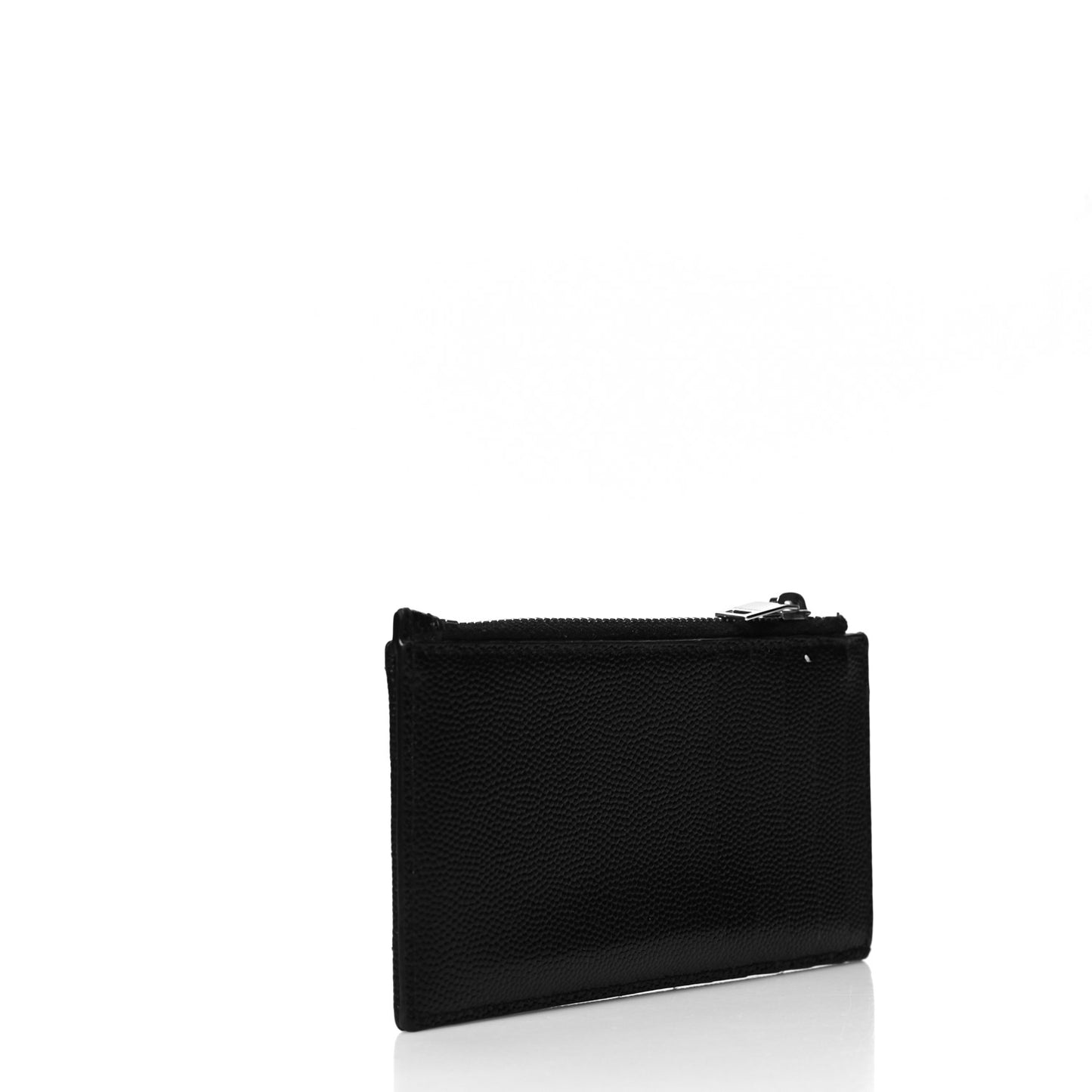 Monogram Grain de Poudre 5 Fragments Zip Pouch Card Holder Black