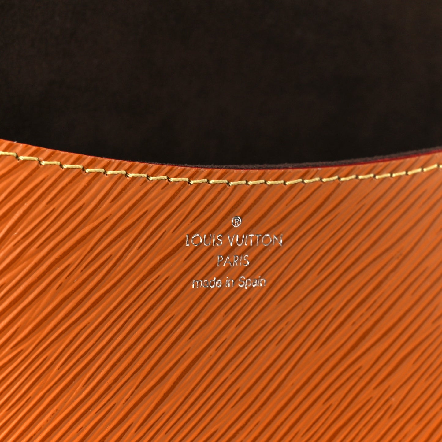 Epi Buci Crossbody Gold Honey