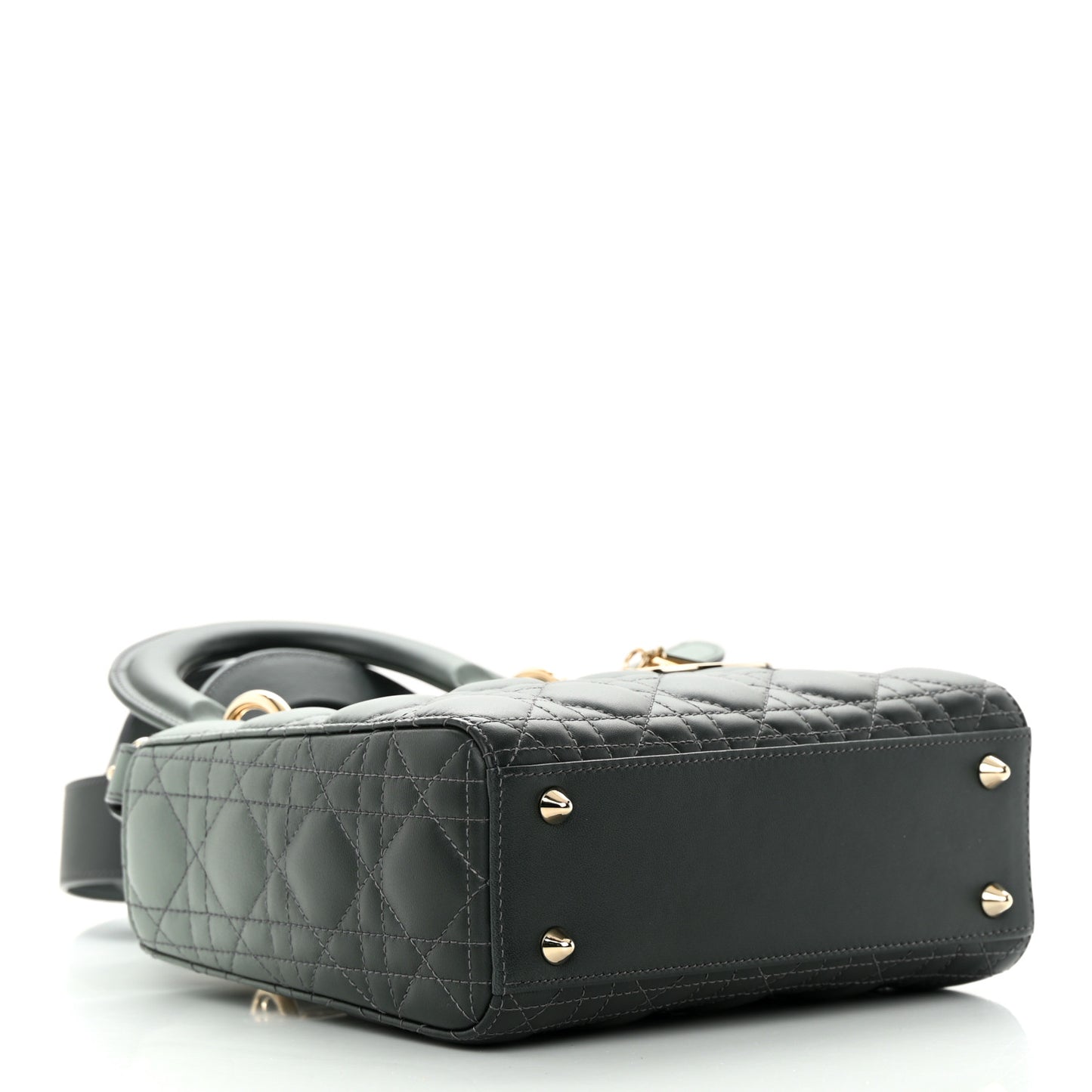 Lambskin Cannage Gradient Small My ABCDior Lady Dior Grey