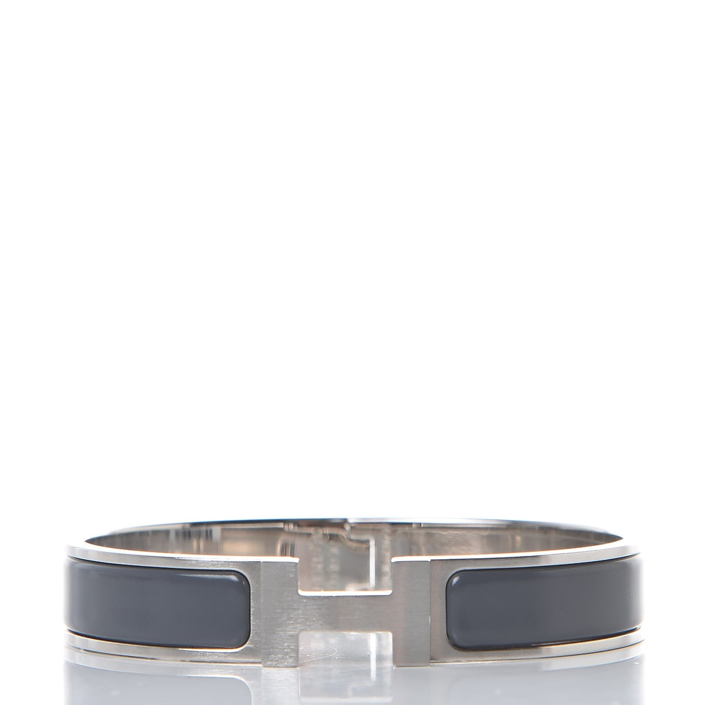 Matte Enamel Narrow Clic Clac HH Bracelet Ardoise