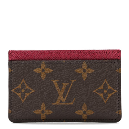 Louis Vuitton Monogram Card Holder Fuchsia 1 of 9