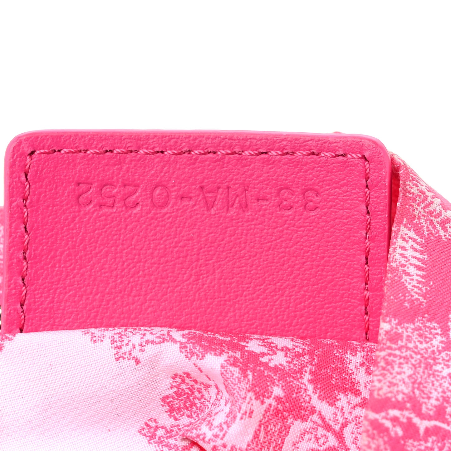 Technical Fabric Embroidered Toile De Jouy DiorTravel Pouch Fuchsia
